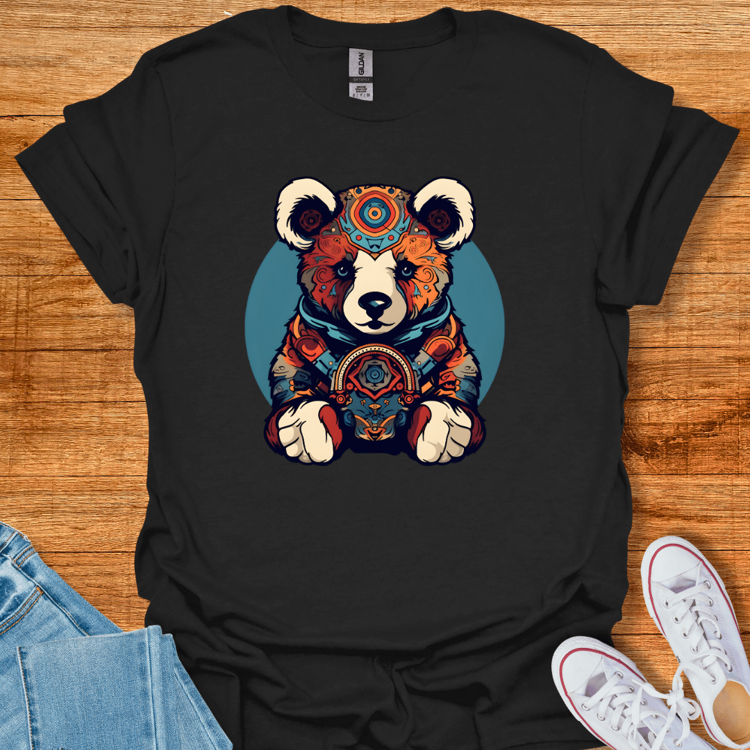 Cool Teds Teddy-Bear Mystic Bear T-Shirt Black / S