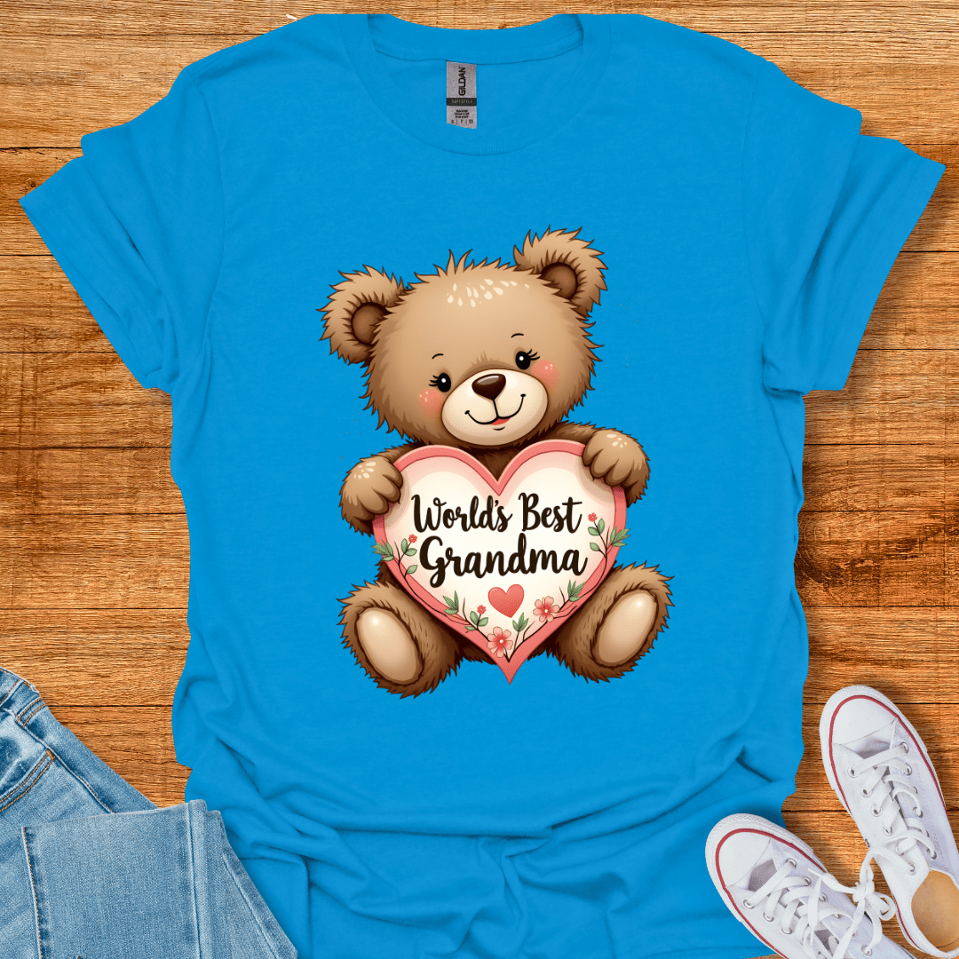 Grandma Bear T-Shirt Sapphire