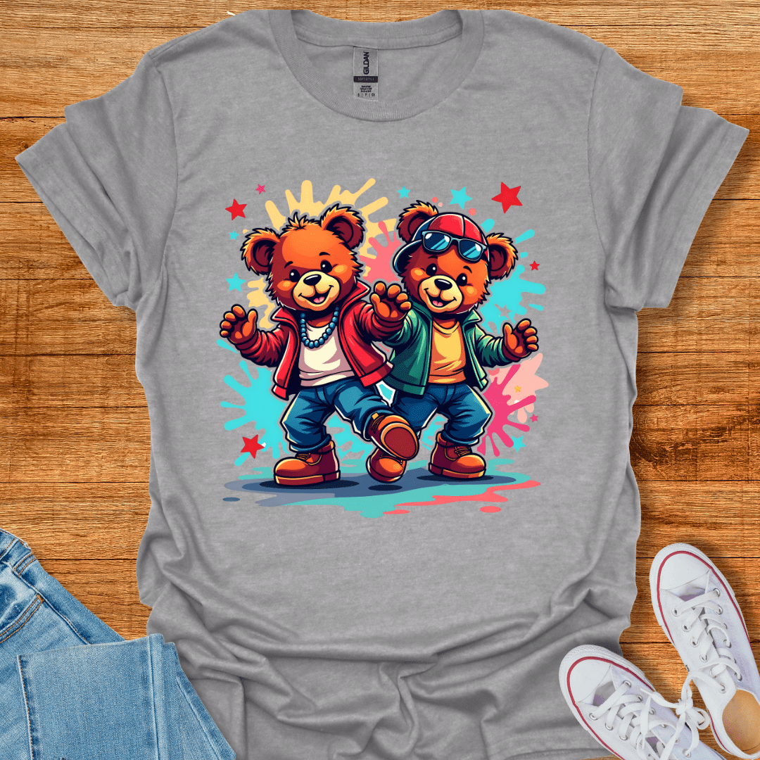 Cool Teds Teddy-Bear Bear Buddies T-Shirt Sport Grey / S