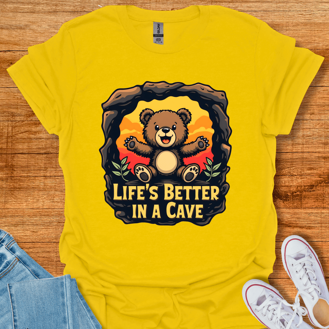Cool Teds Teddy-Bear Cave Bear T-Shirt Daisy / S