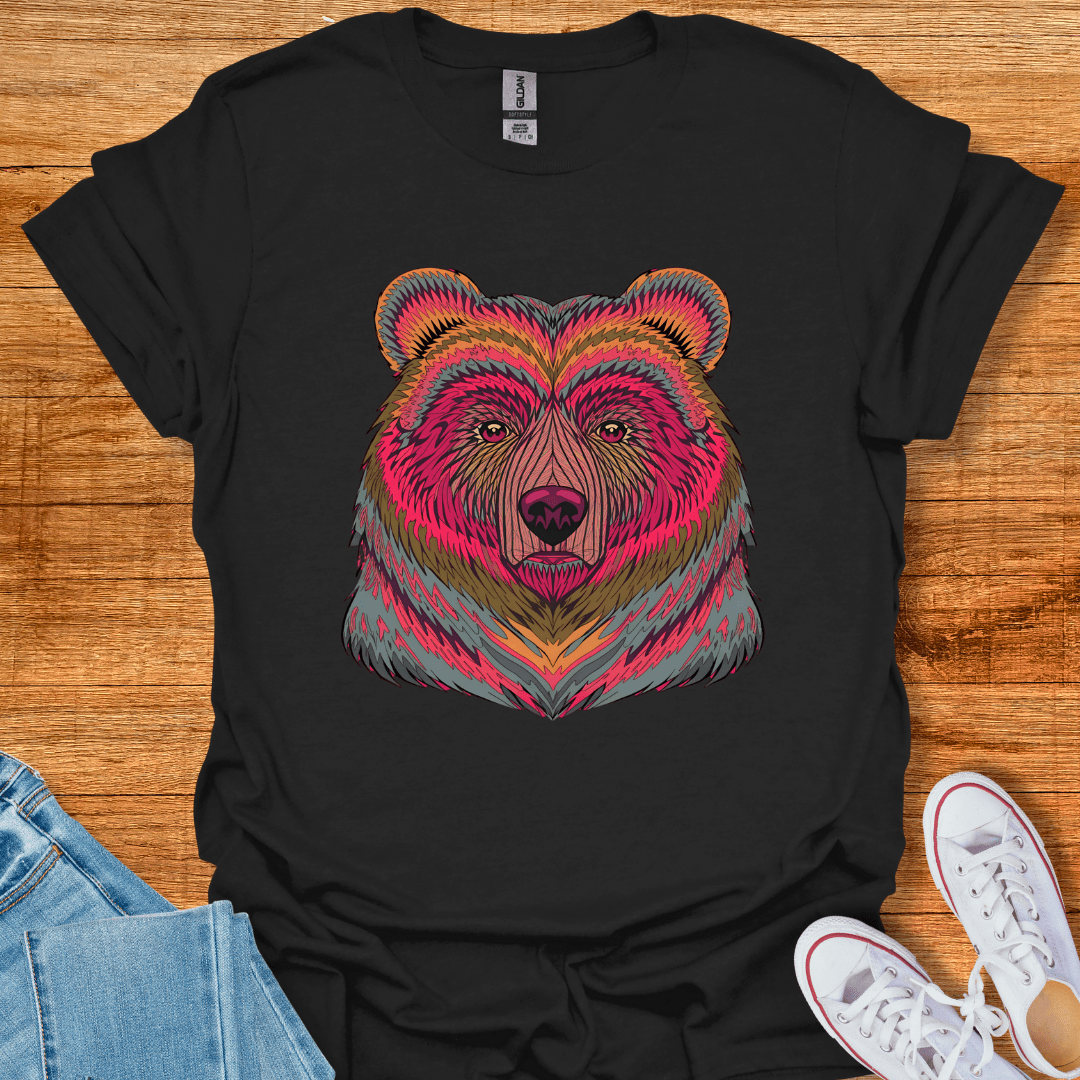 Cool Teds Teddy-Bear Classic Bear T-Shirt Black / S