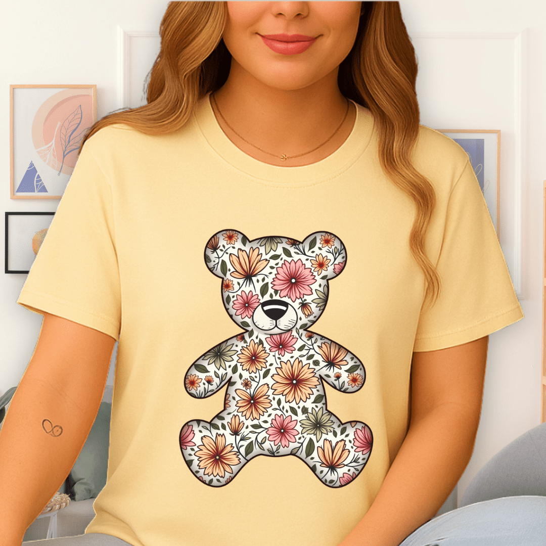 Floral Fun T-Shirt Cornsilk