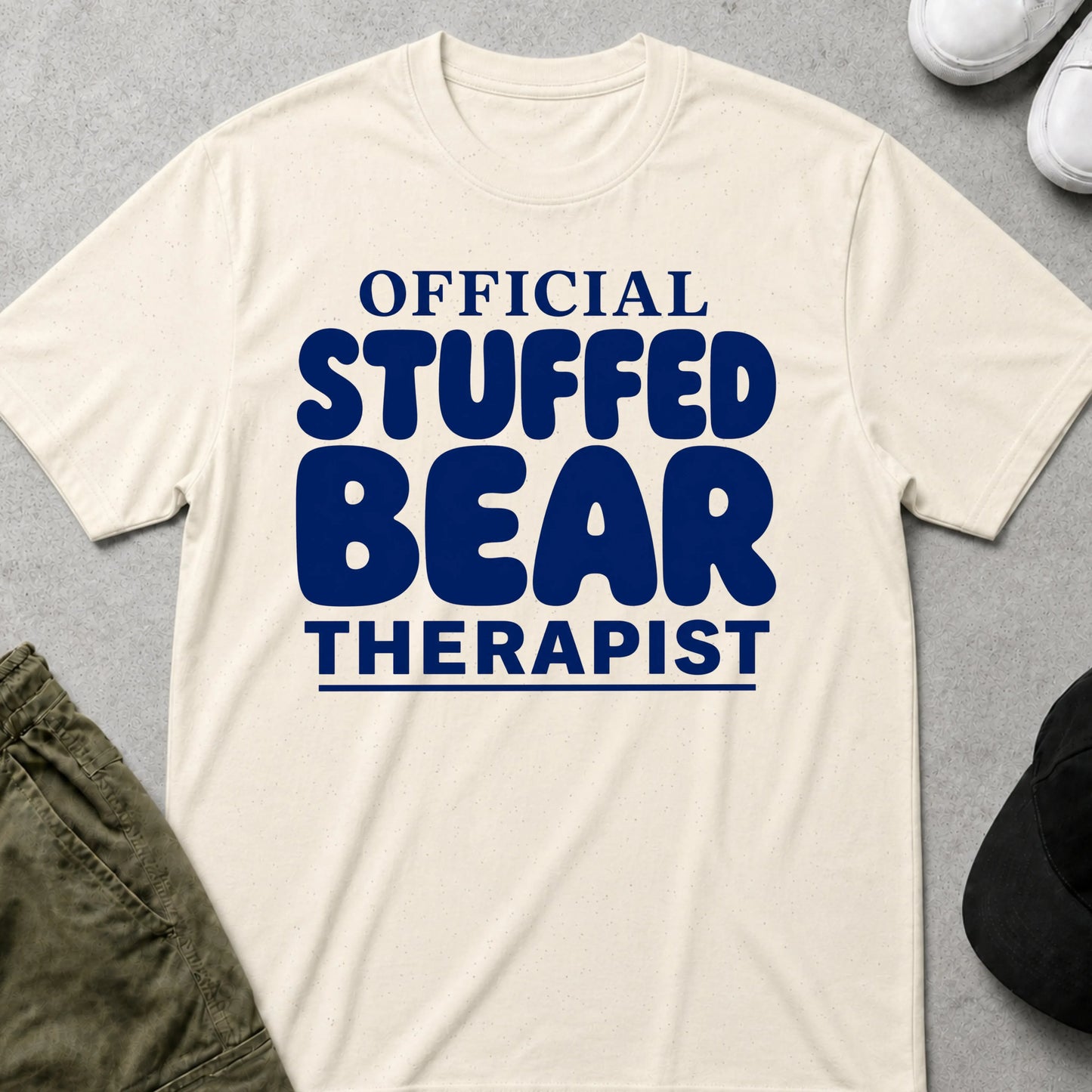 Cool Teds Teddy-Bear Bear Therapist T-Shirt Natural / S