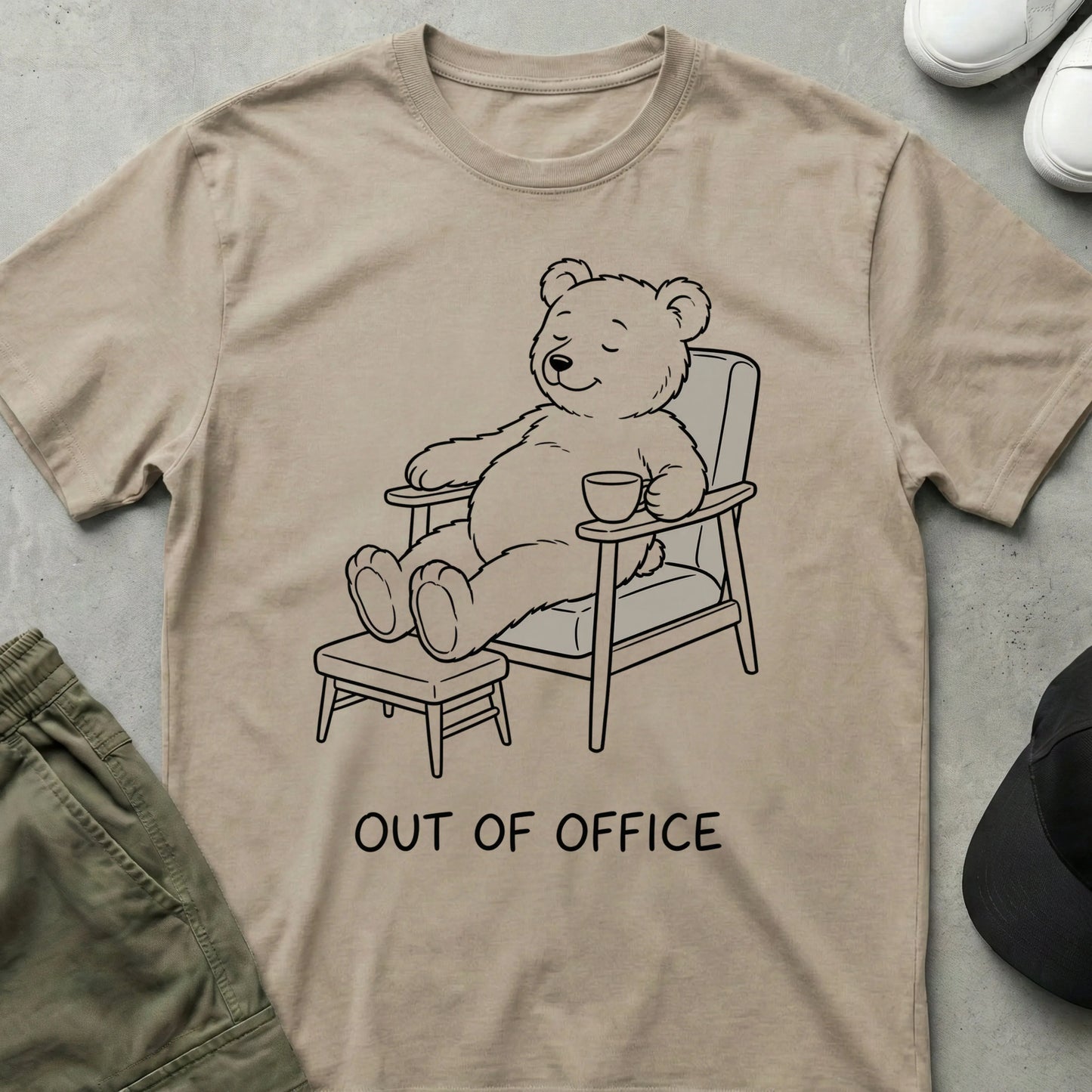 Logged Off T-Shirt Sand