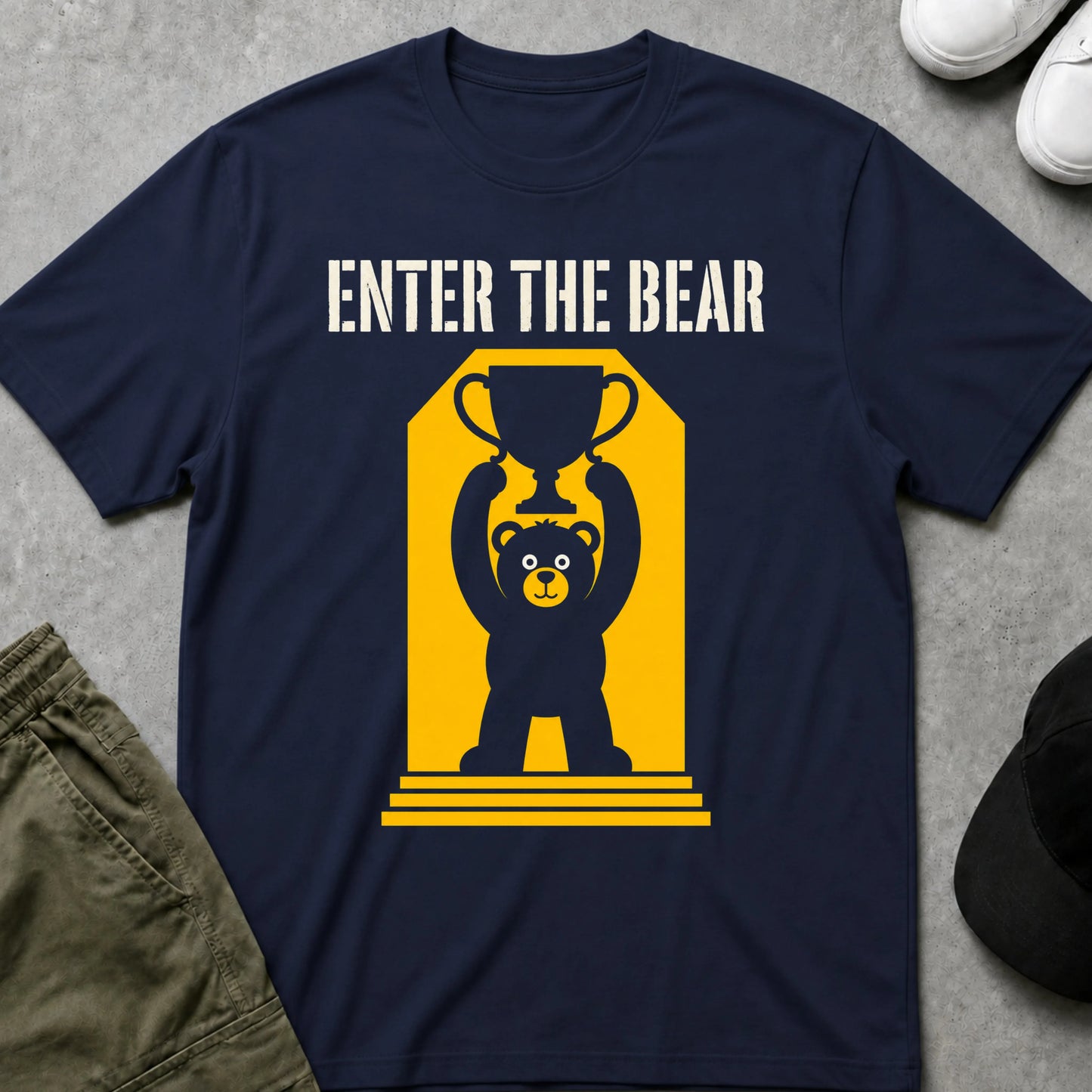 Cool Teds Teddy-Bear Winning Entry T-Shirt Navy / S