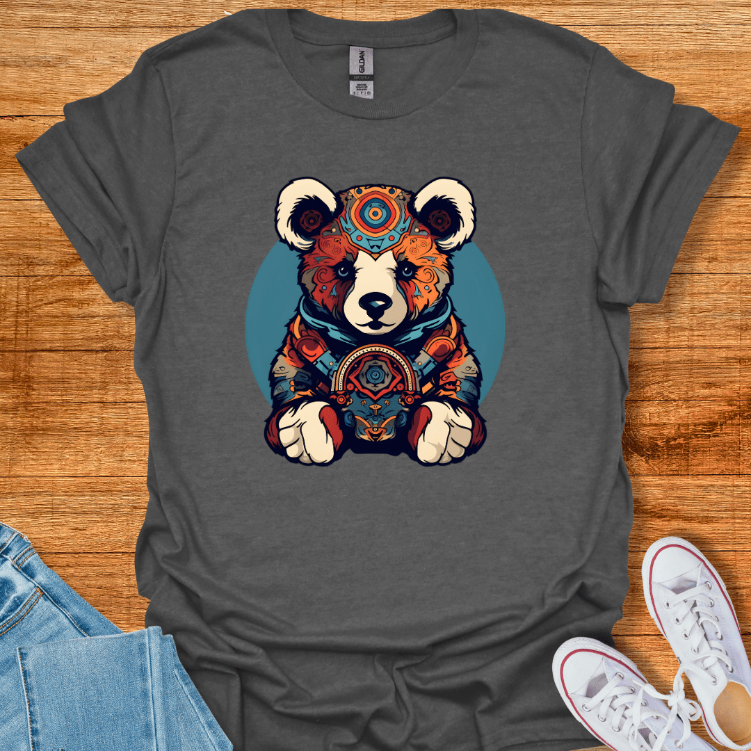 Cool Teds Teddy-Bear Mystic Bear T-Shirt Dark Heather / S