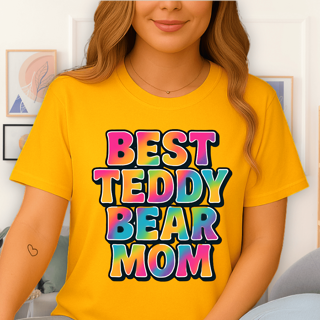 Cool Teds Teddy-Bear Modest Mom T-Shirt Daisy / S