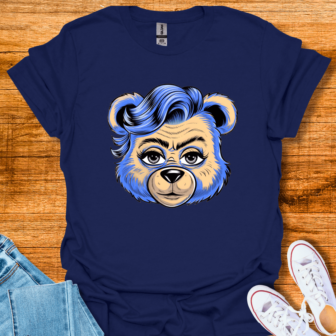 Cool Teds Teddy-Bear Warm & Fuzzy T-Shirt Navy / S