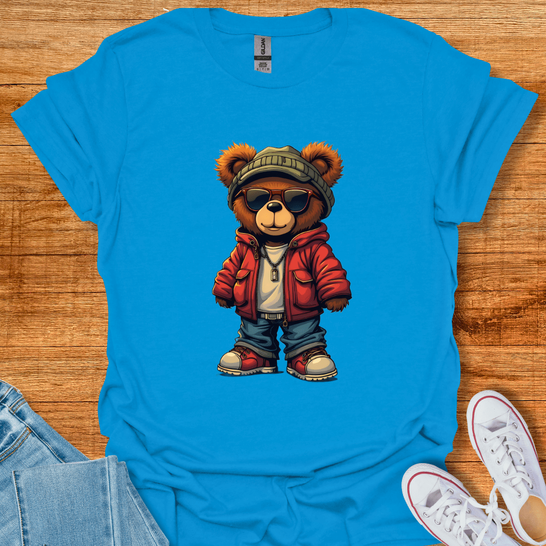 Street Bear Style T-Shirt Sapphire