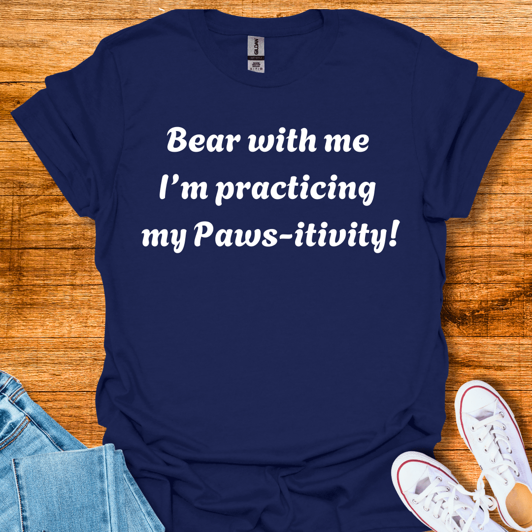 Pawsitivity T-Shirt Navy