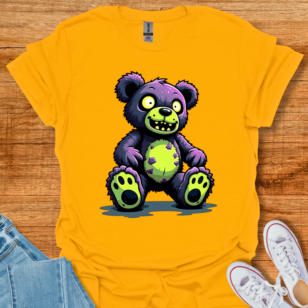 Undead Ted T-Shirt Gold