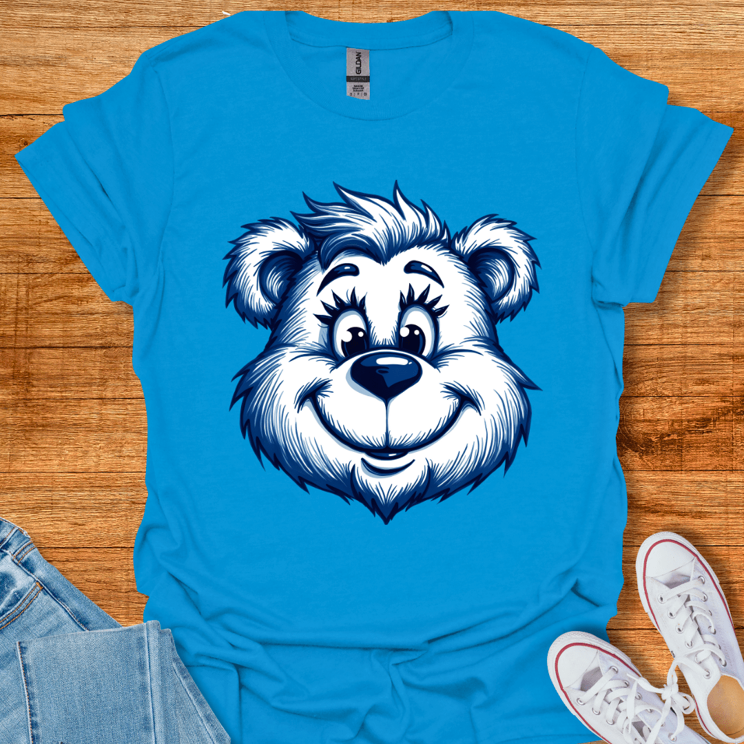 Cool Teds Teddy-Bear Big Happy Bear T-Shirt Sapphire / S