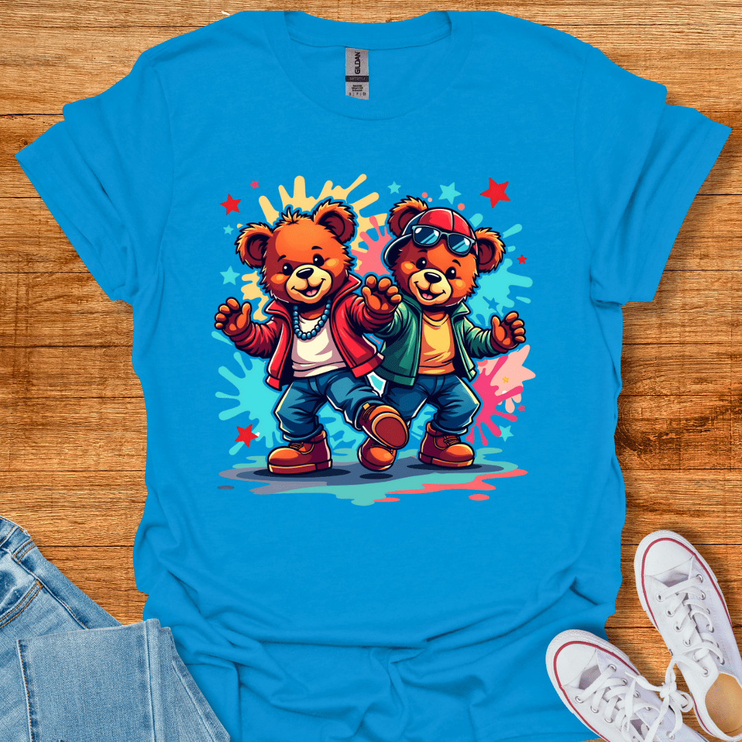 Cool Teds Teddy-Bear Bear Buddies T-Shirt Sapphire / S