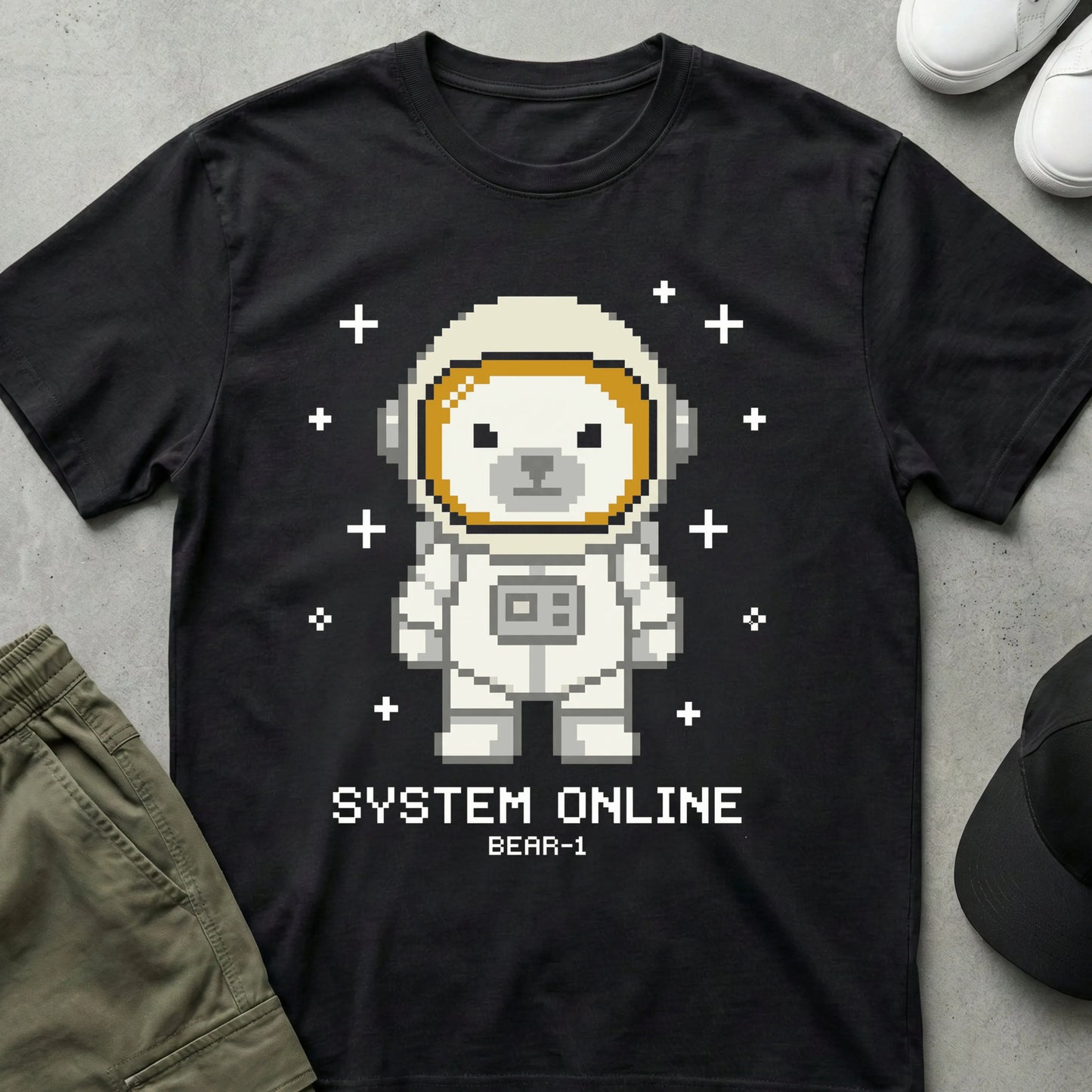Moonbit Ted T-Shirt Black