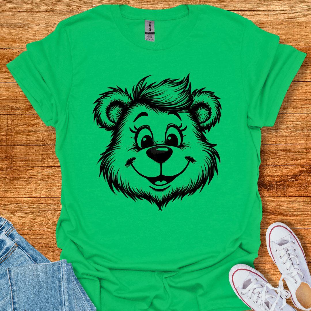 Cool Teds Teddy-Bear Bear-y Happy T-Shirt Irish Green / S