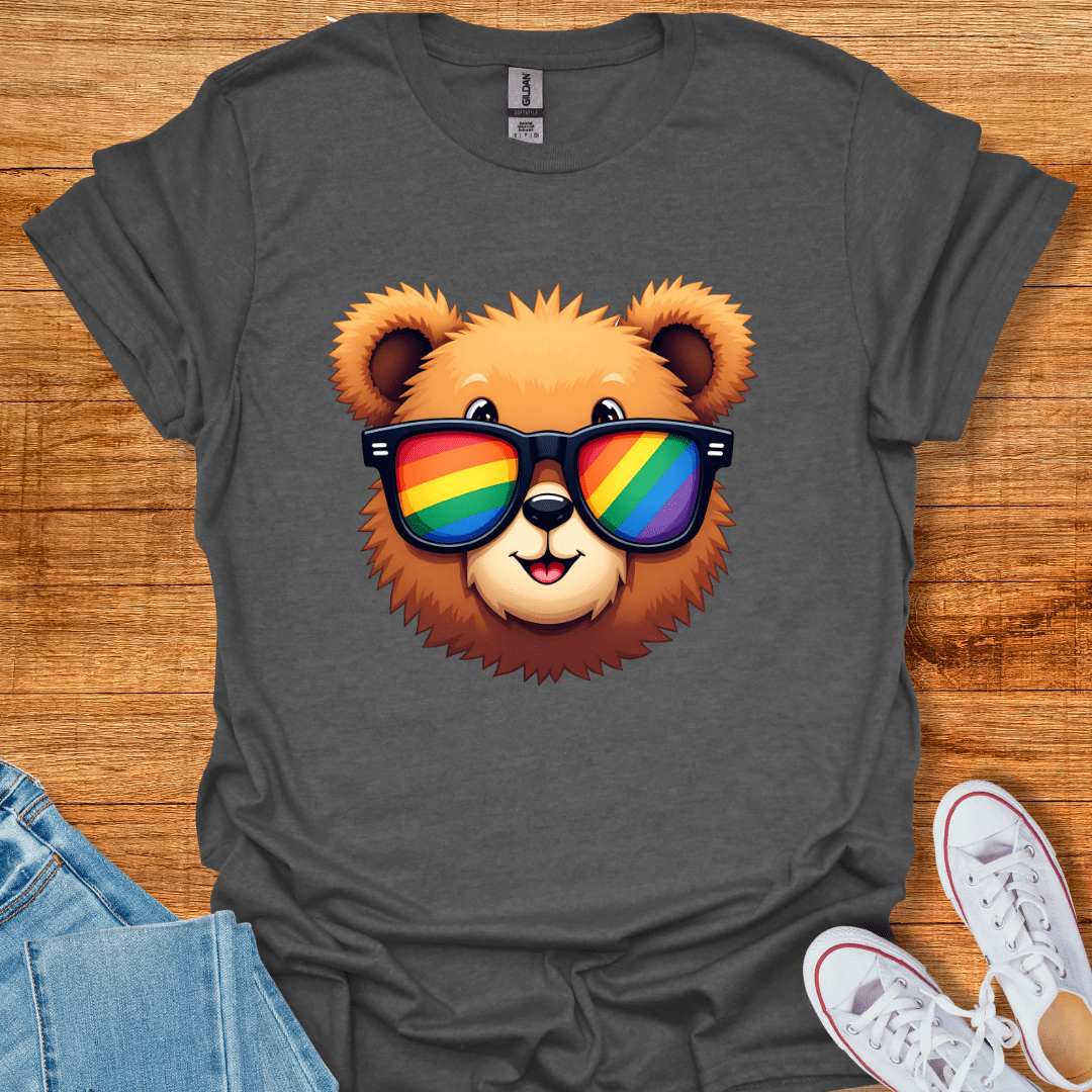 Rainbow Bear T-Shirt Dark Heather