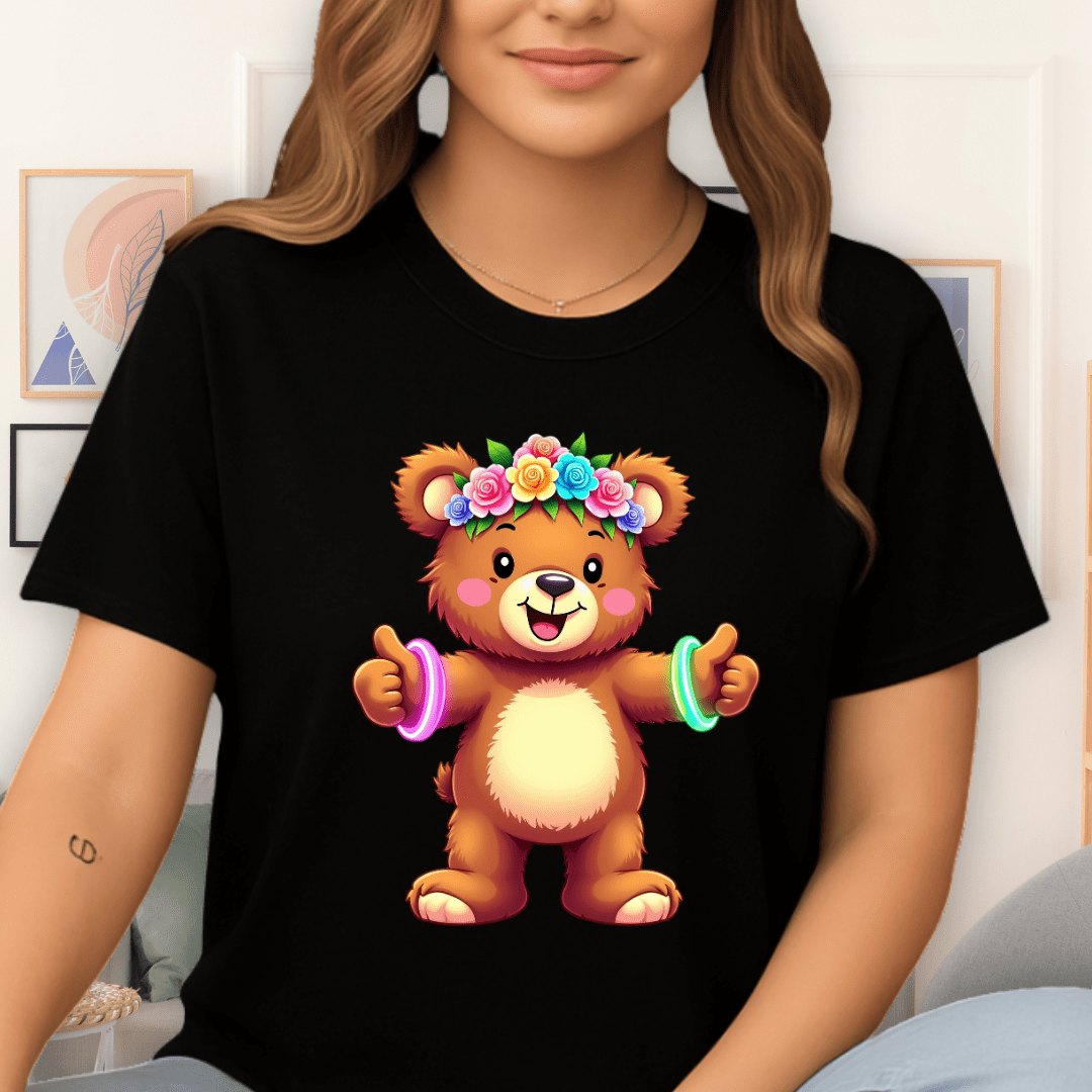 Festival Fun T-Shirt Black