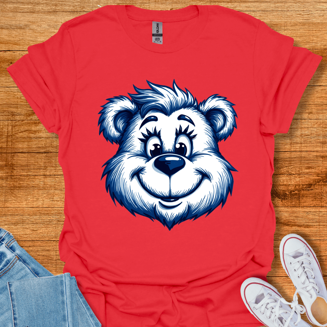 Cool Teds Teddy-Bear Big Happy Bear T-Shirt Red / S