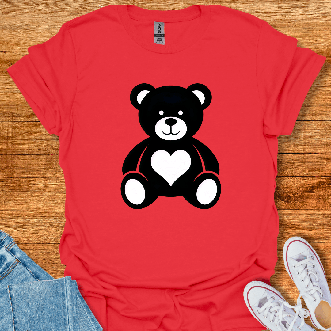 Cool Teds Teddy-Bear Teddy Heart T-Shirt Red / S
