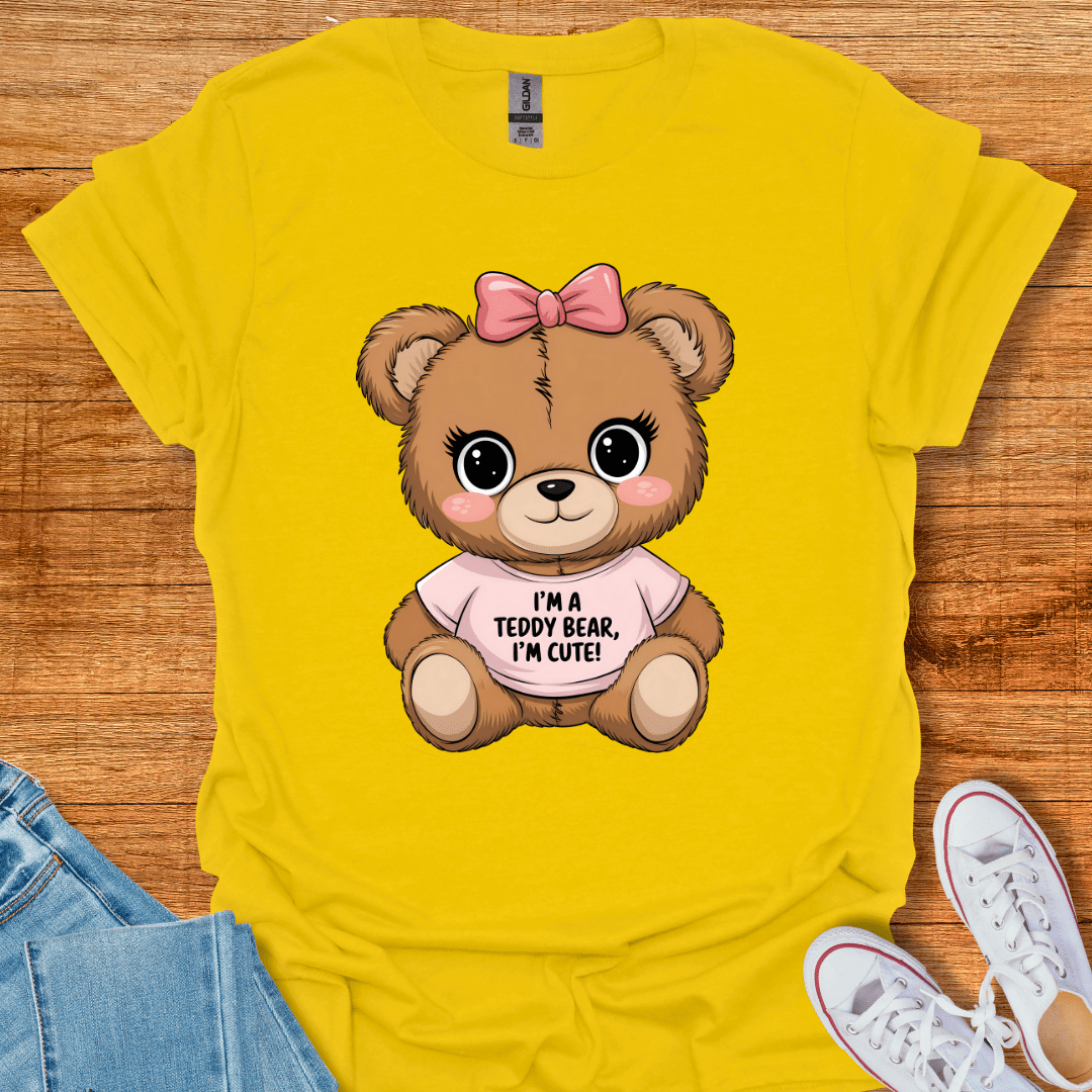 Cool Teds Teddy-Bear Cute Teddy T-Shirt Daisy / S
