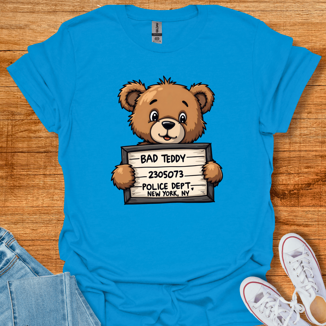 Jailhouse Bear T-Shirt Sapphire