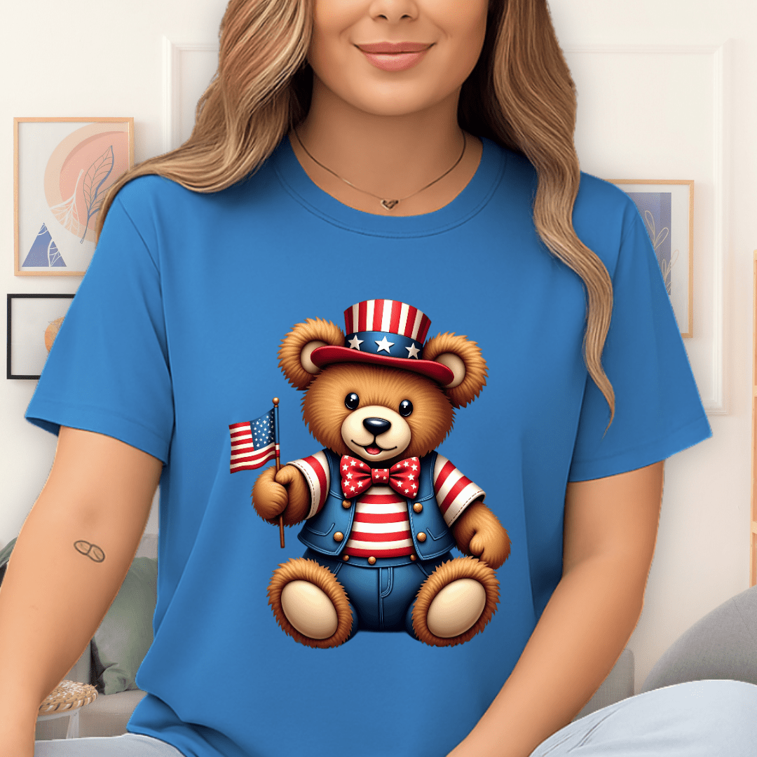 Patriotic Plushie T-Shirt Sapphire