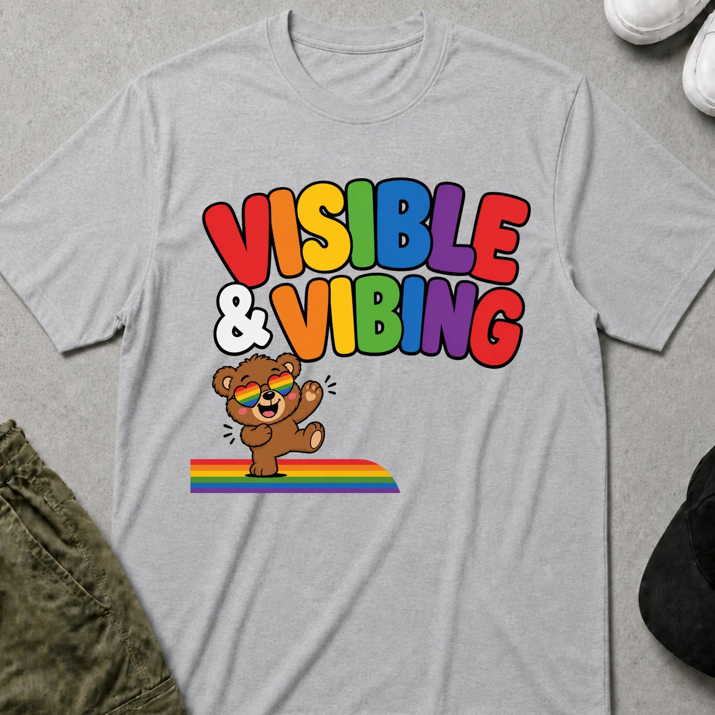 Visible T-Shirt Sport Grey