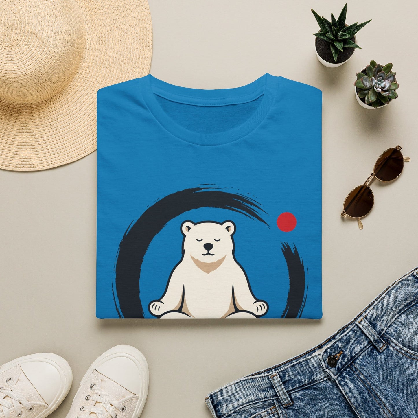 Cool Teds Teddy-Bear The Art of Doing Nothing T-Shirt Sapphire / S