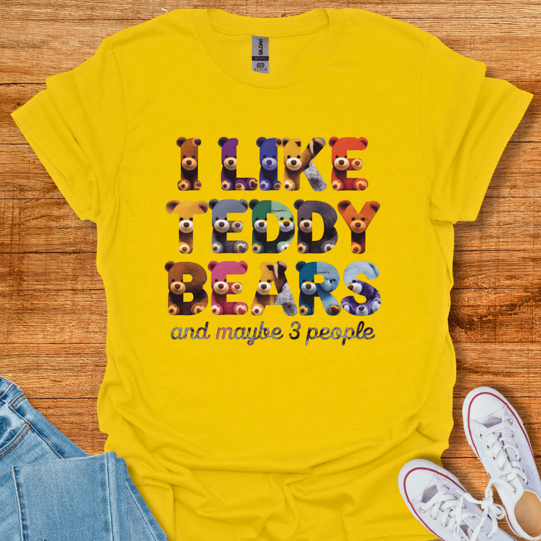 Cool Teds Teddy-Bear I Like Bears T-Shirt Daisy / S
