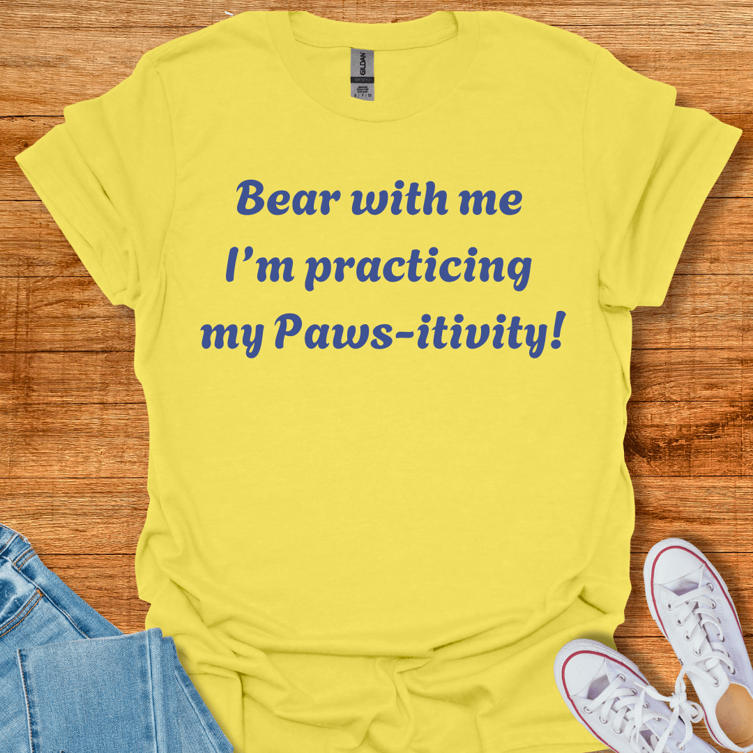 Pawsitivity T-Shirt Cornsilk