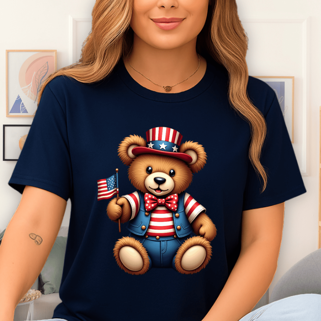 Patriotic Plushie T-Shirt Navy