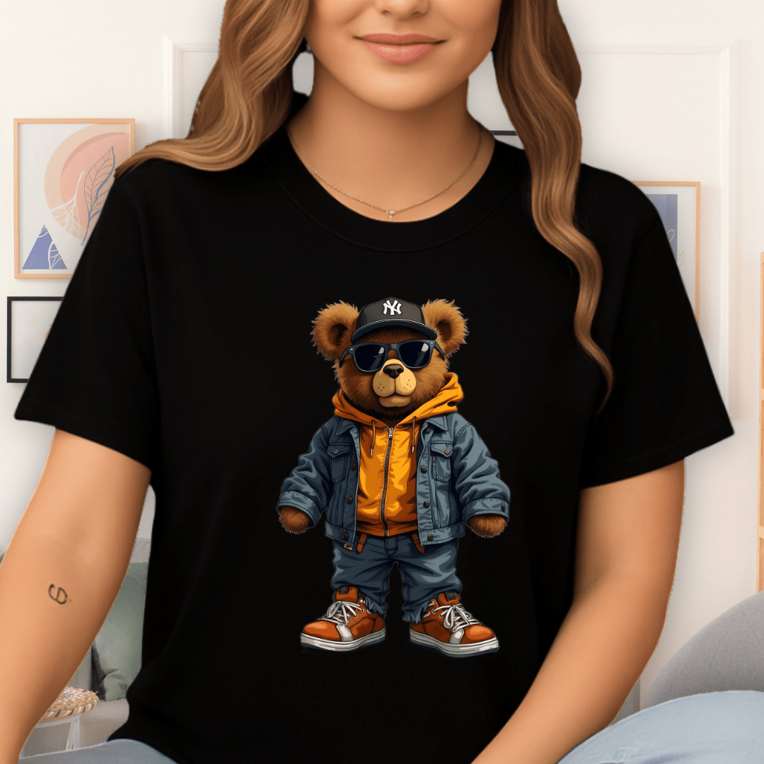 Big Apple Bear T-Shirt Black