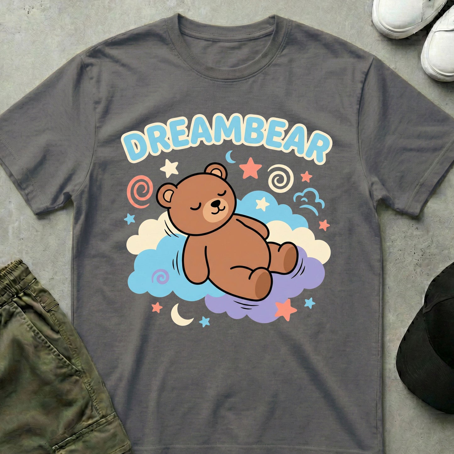 Cozy Cloud T-Shirt Charcoal