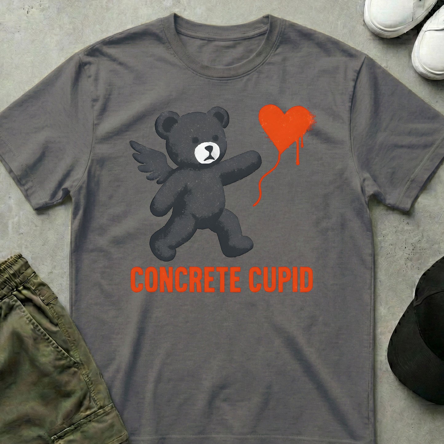 Concrete Cupid T-Shirt Charcoal