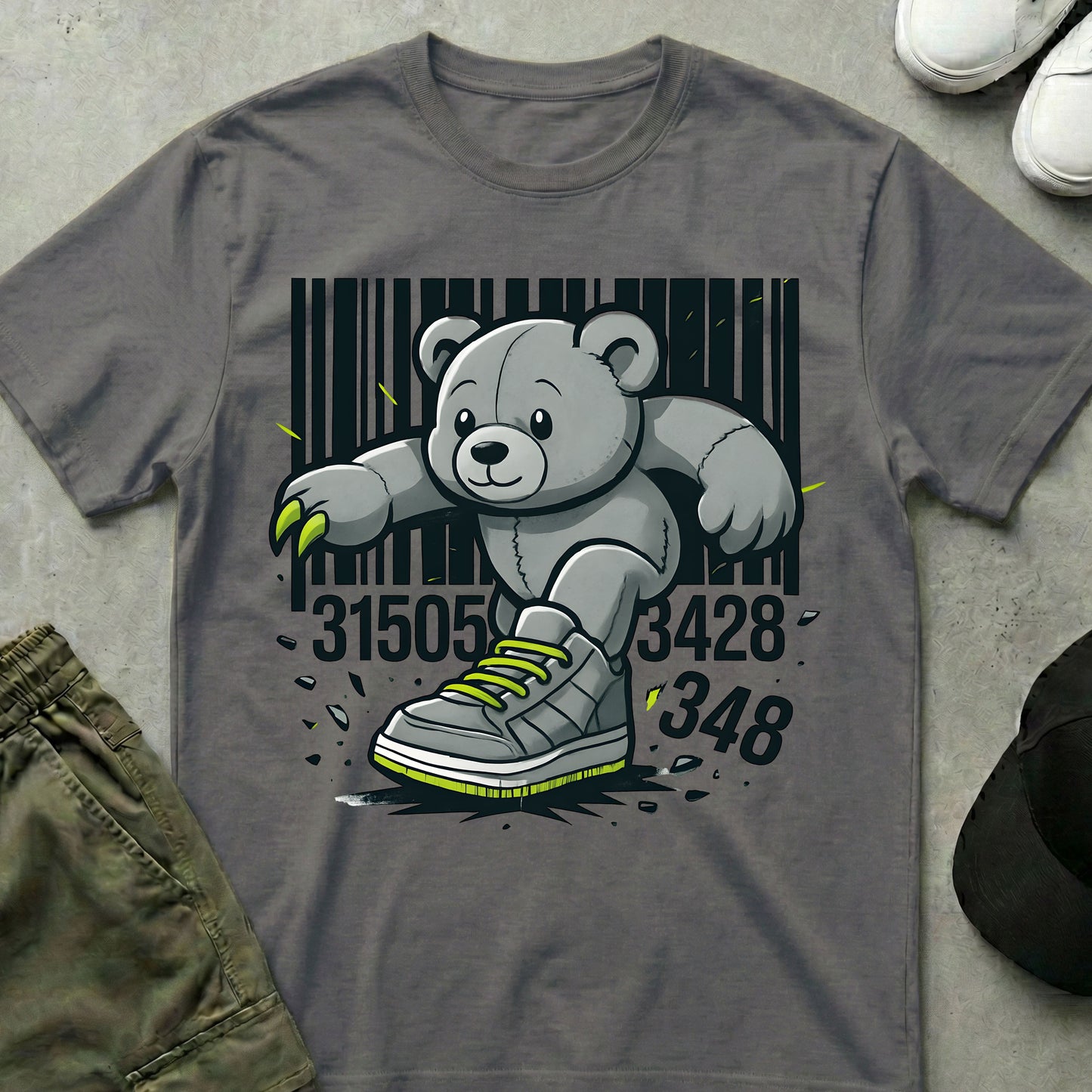 Bearcode Breakout T-Shirt Charcoal