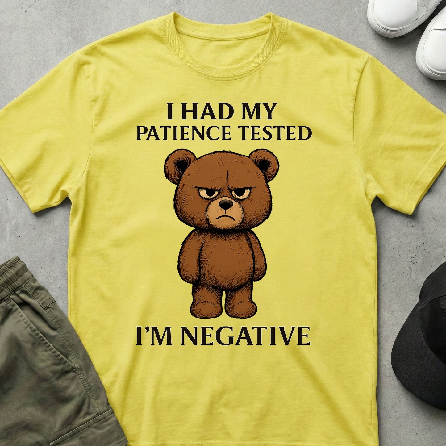 Tested Negative T-Shirt Cornsilk