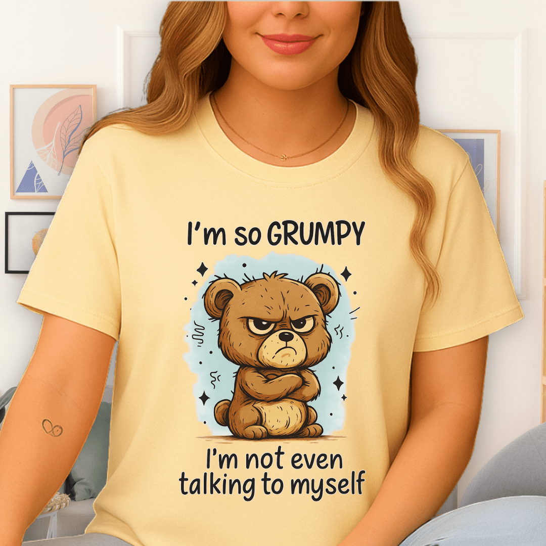 Cool Teds Teddy-Bear Grumpy Bear T-Shirt Cornsilk / S