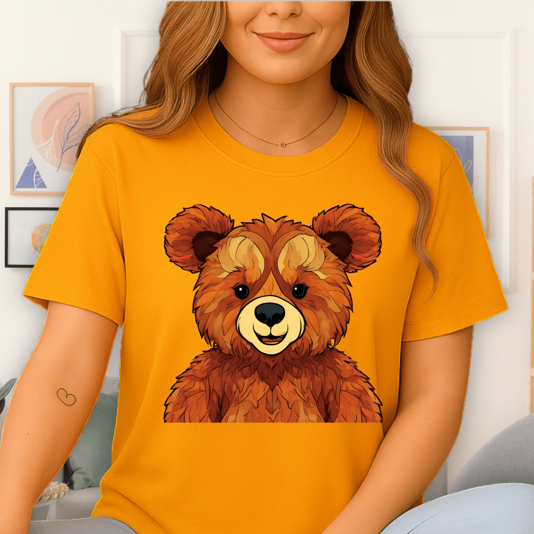 Cool Teds Teddy-Bear Happy Henry T-Shirt Gold / S
