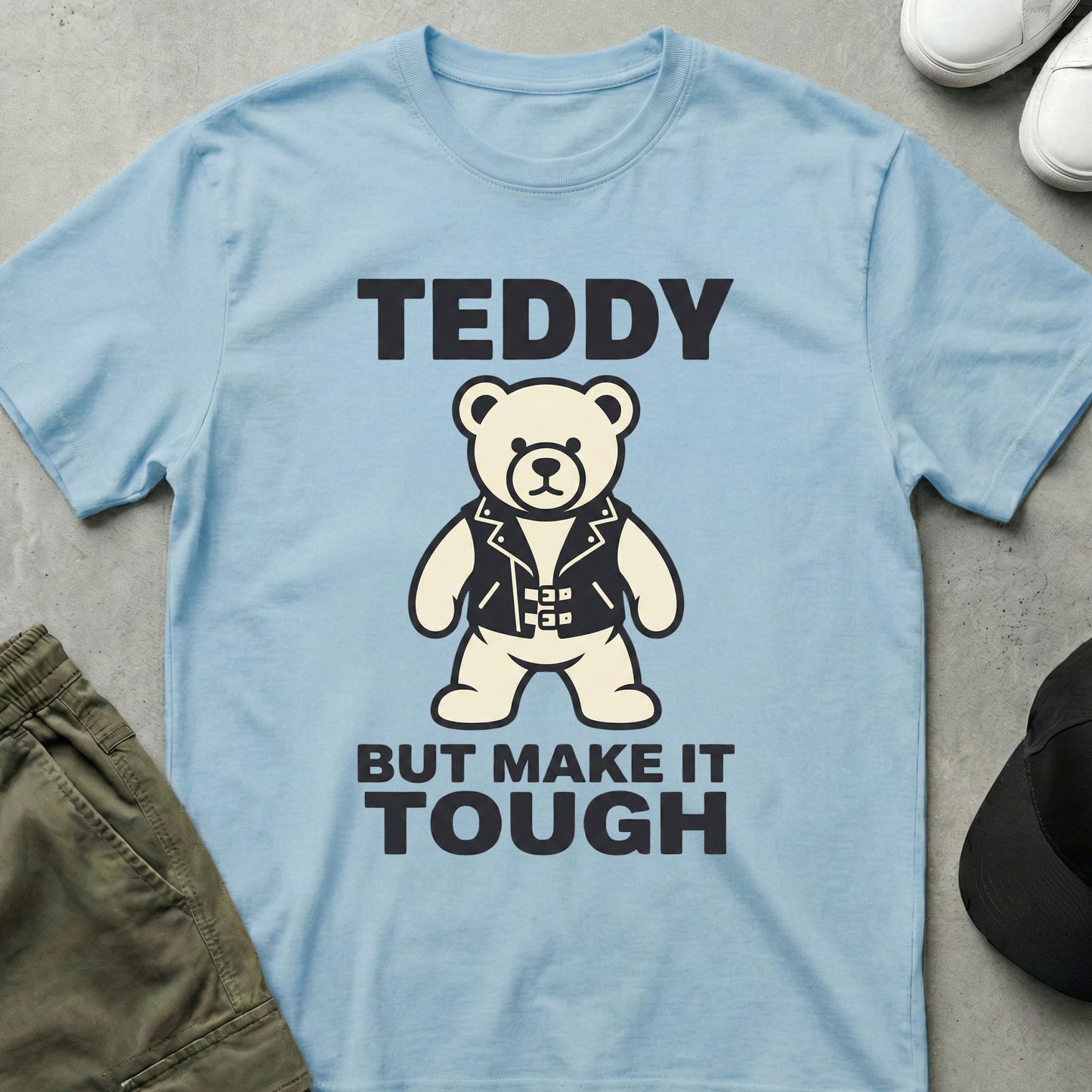 Teddy Tough T-Shirt Light Blue