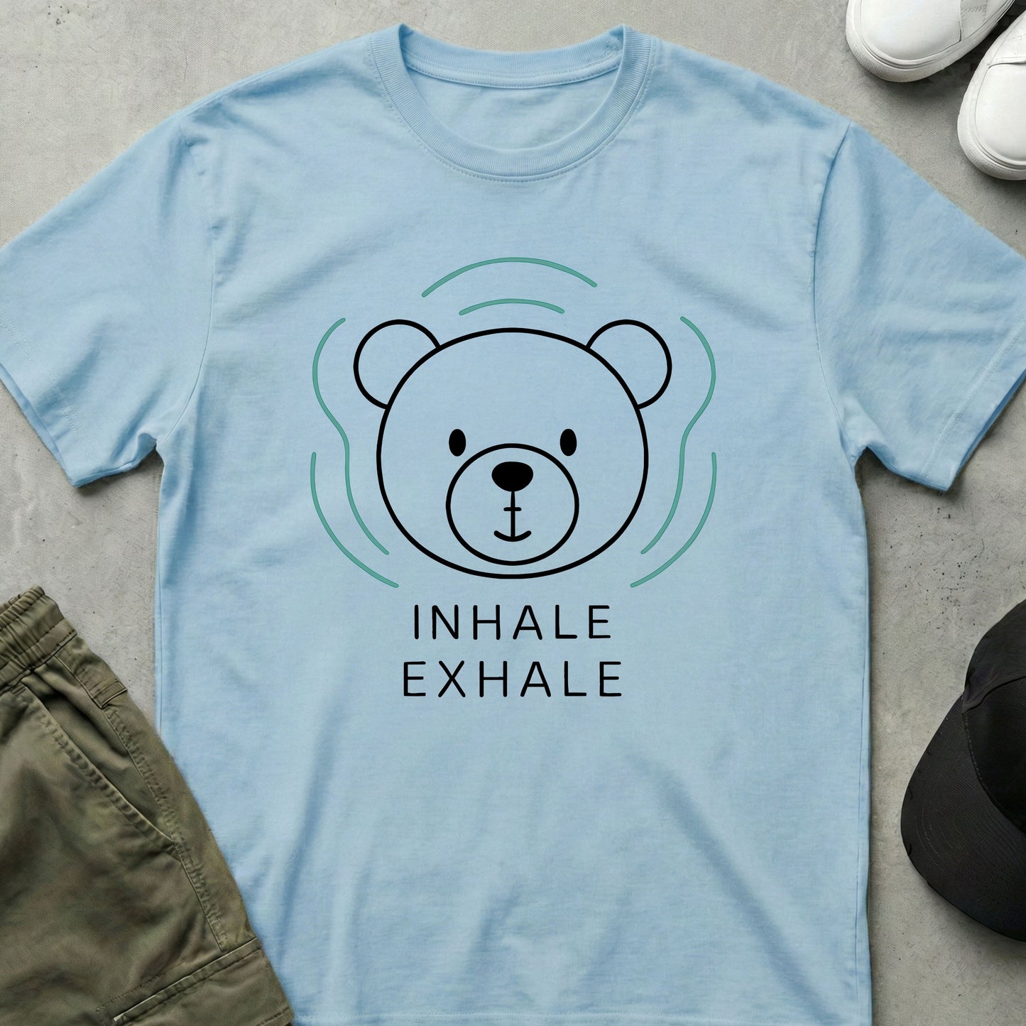 Calm T-Shirt Light Blue