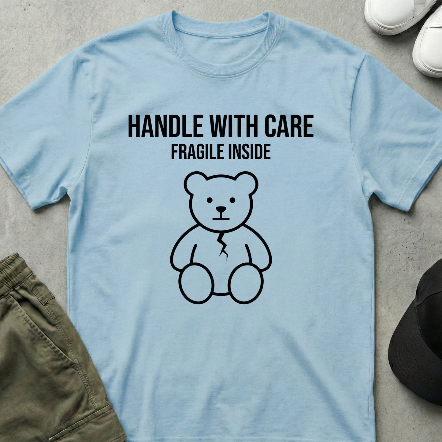 Fragile Core T-Shirt Light Blue