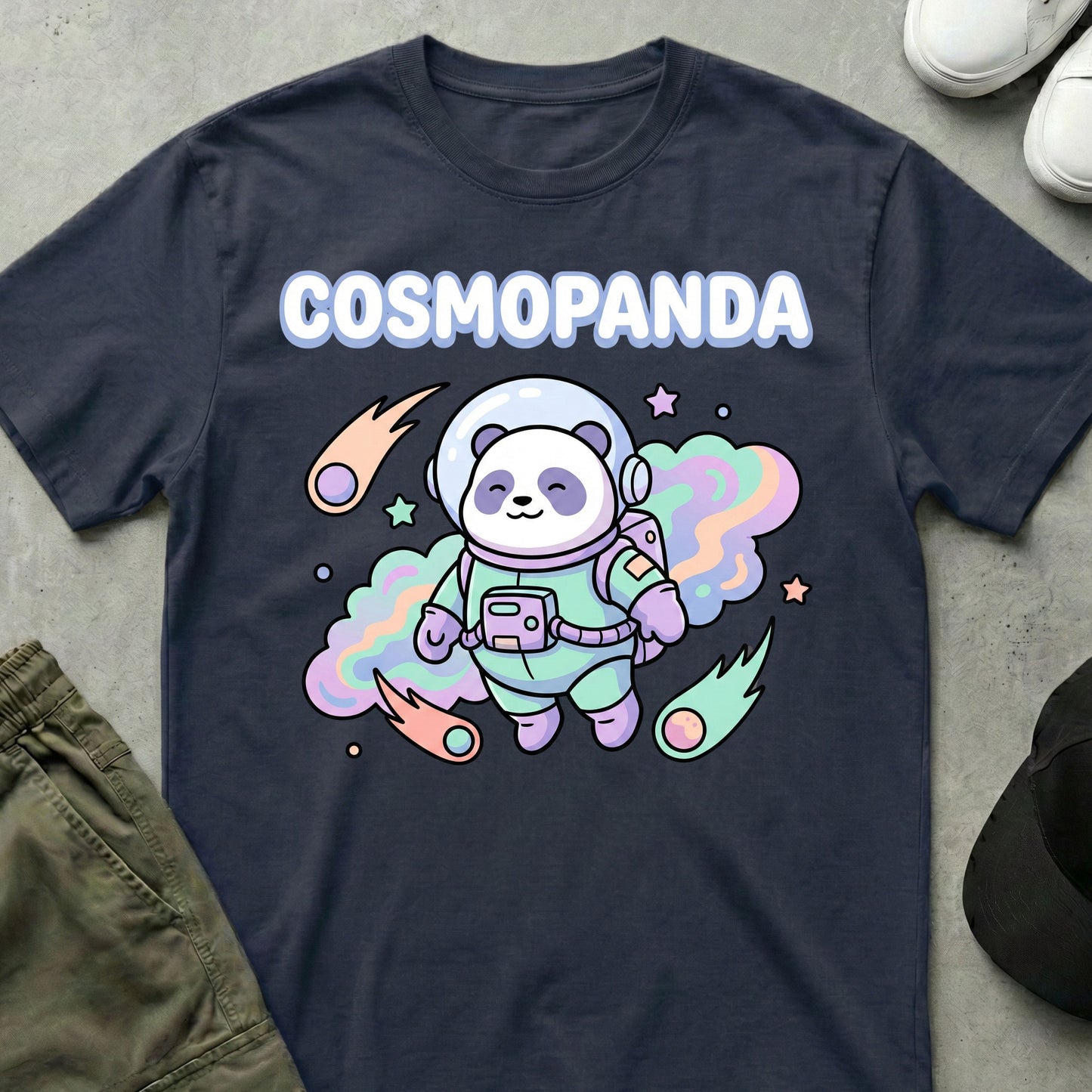 CosmoPanda T-Shirt Navy