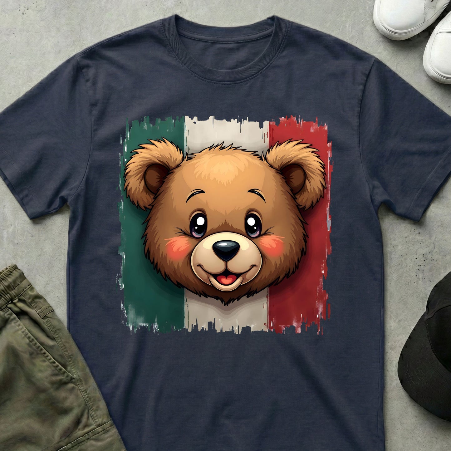 Cool Teds Teddy-Bear The Mexican T-Shirt Navy / S