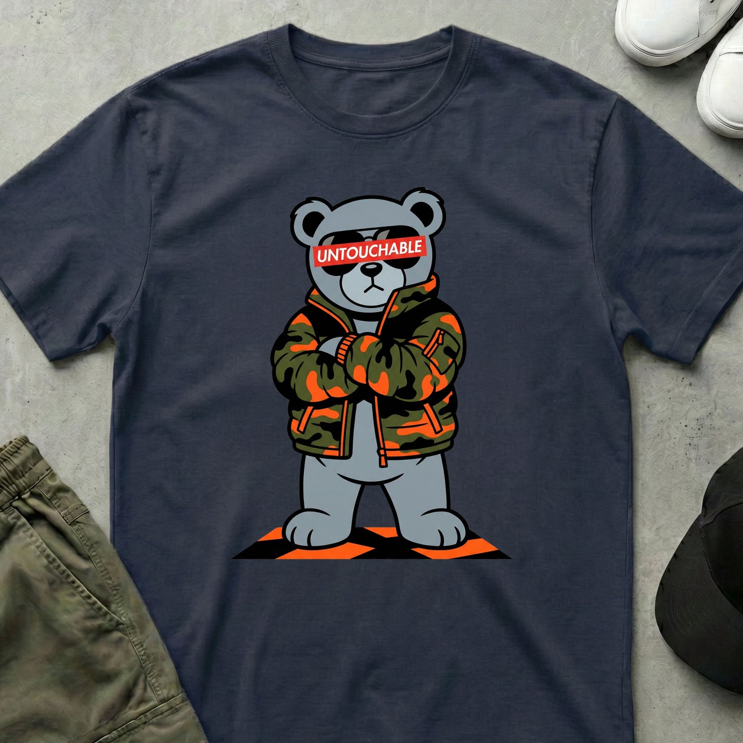 Hands Off T-Shirt Navy