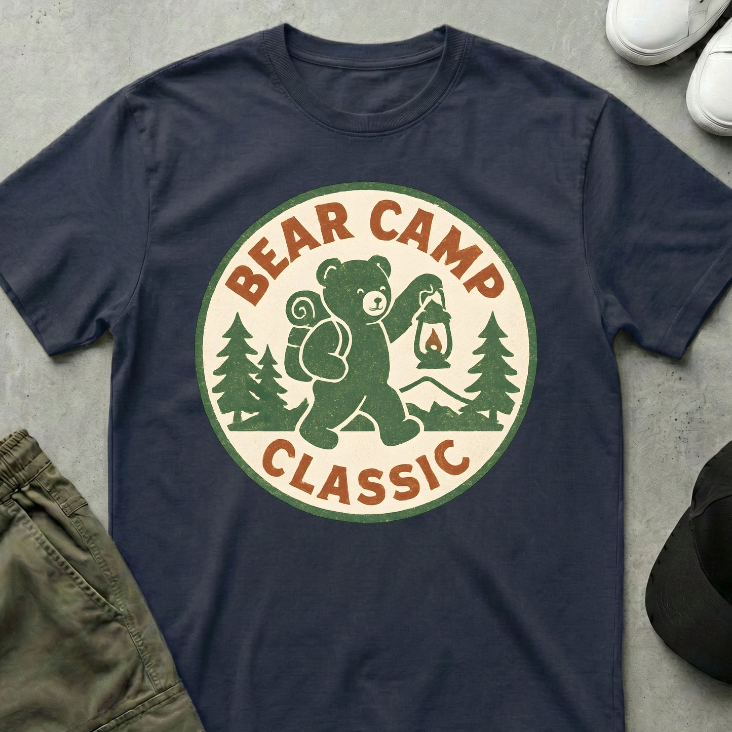 Bear Camp T-Shirt Navy