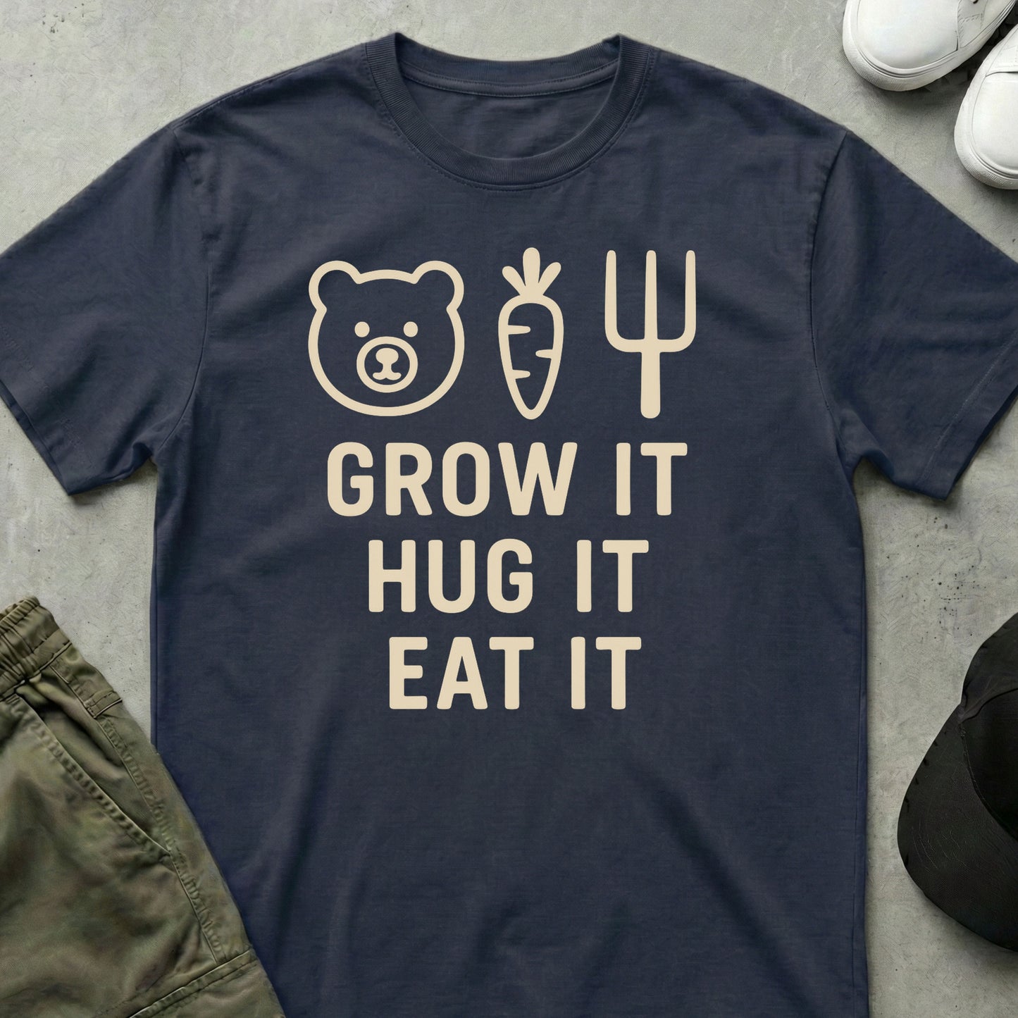 Farm Fresh Love T-Shirt Navy