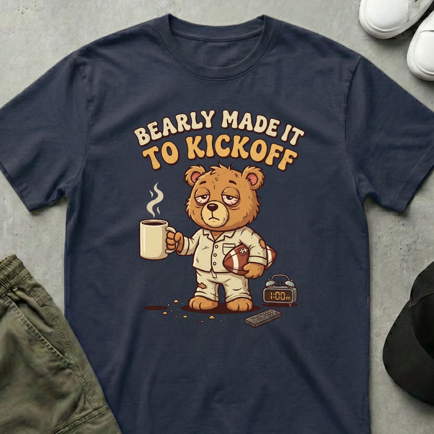 Kickoff Coffee T-Shirt Navy