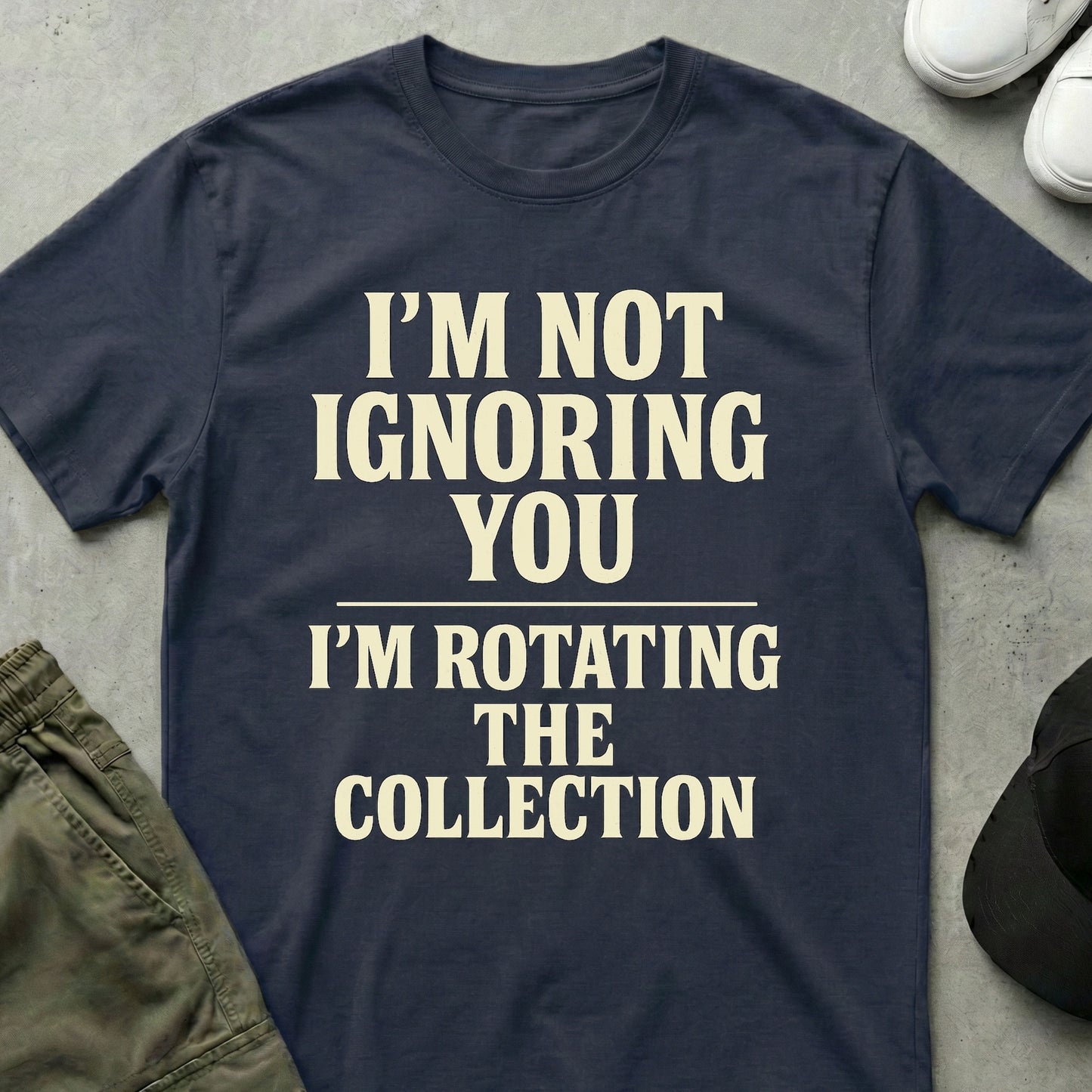 On Rotation T-Shirt Navy