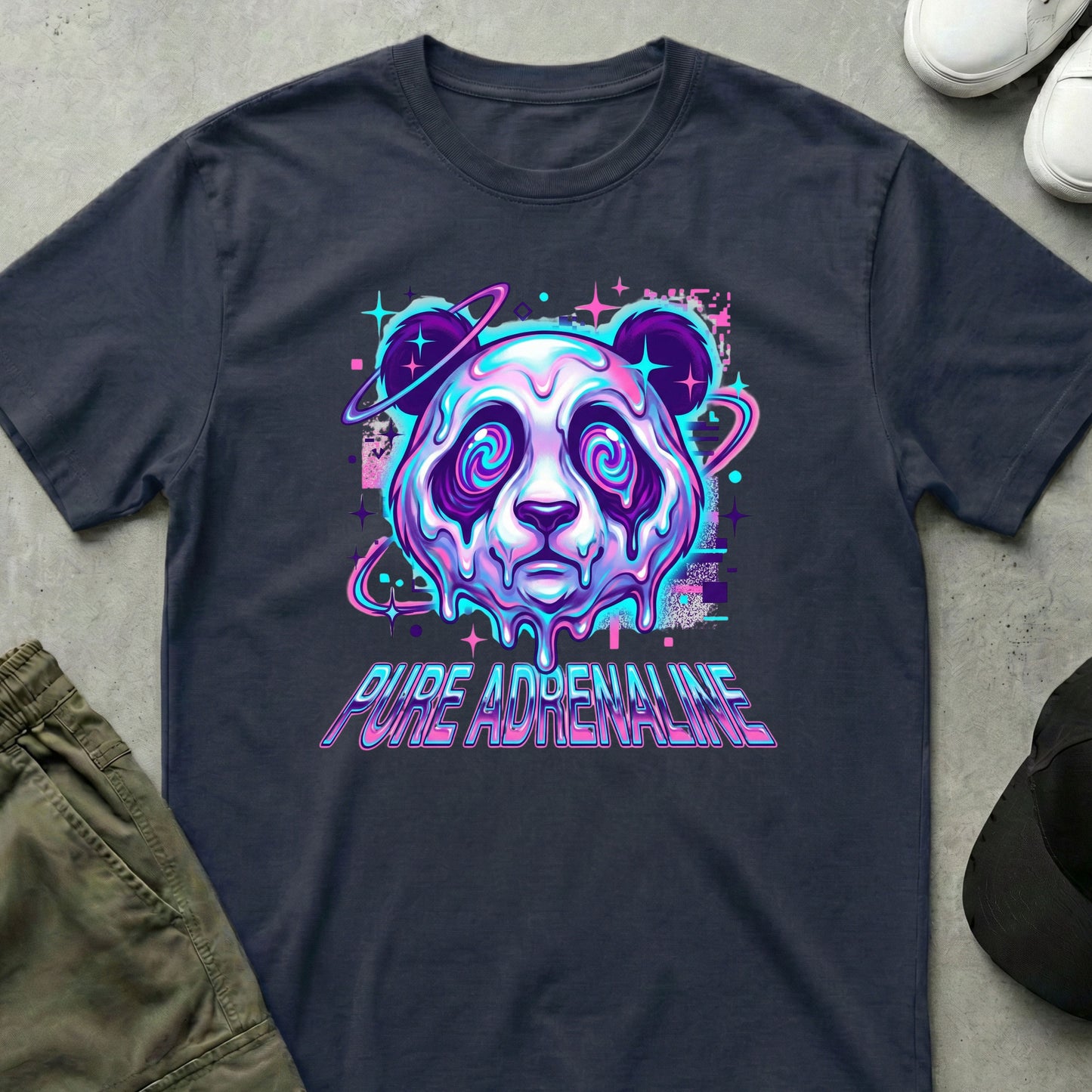 Cosmic Swirl T-Shirt Navy