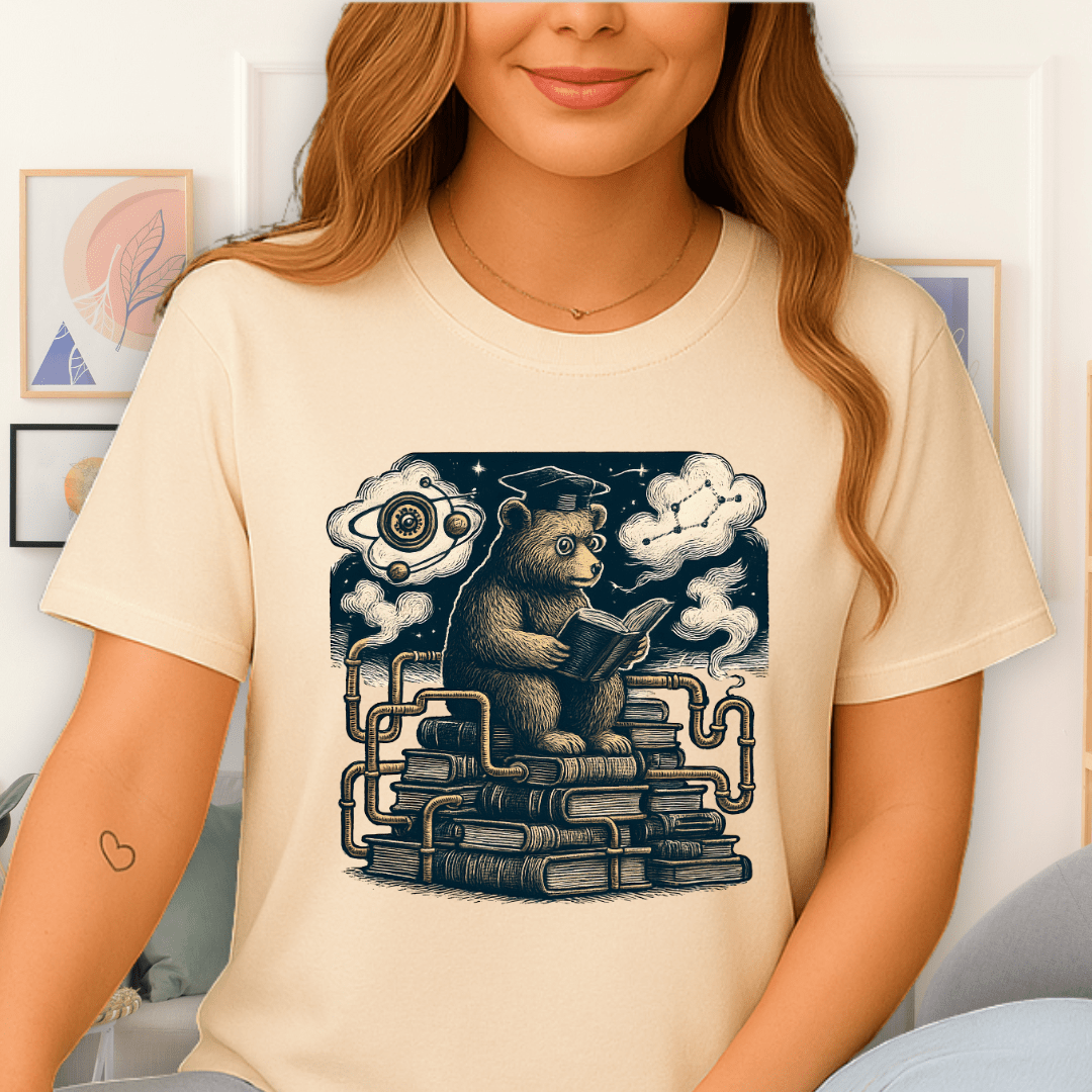 Cool Teds Teddy-Bear The Inventor T-Shirt Natural / S